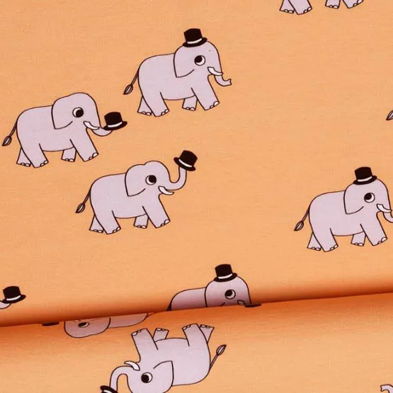 French terry elephants - Eva Mouton